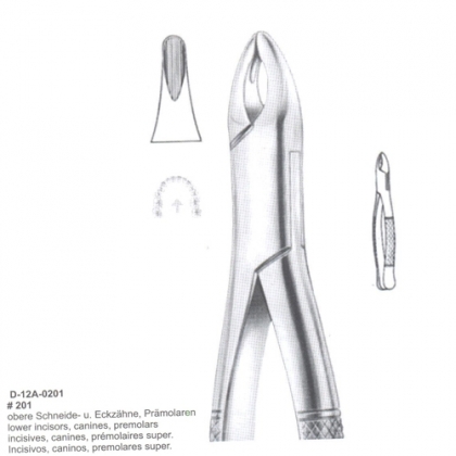 EXTRACTING FORCEPS (American Pattern)