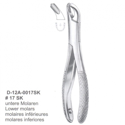 EXTRACTING FORCEPS (American Pattern)