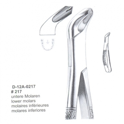 EXTRACTING FORCEPS (American Pattern)
