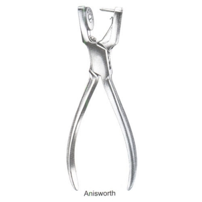 Rubber-Dam Punch Clamp Forceps