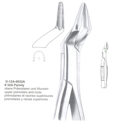 EXTRACTING FORCEPS (American Pattern)