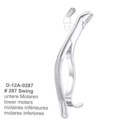 EXTRACTING FORCEPS (American Pattern)