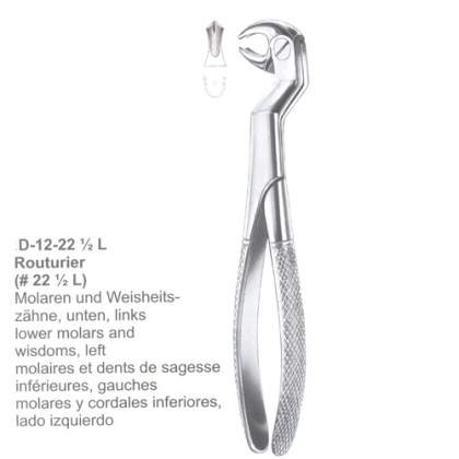WISDOM EXTRACTING FORCEPS