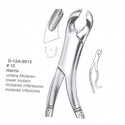 EXTRACTING FORCEPS (American Pattern)