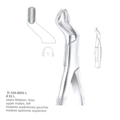 EXTRACTING FORCEPS (American Pattern)