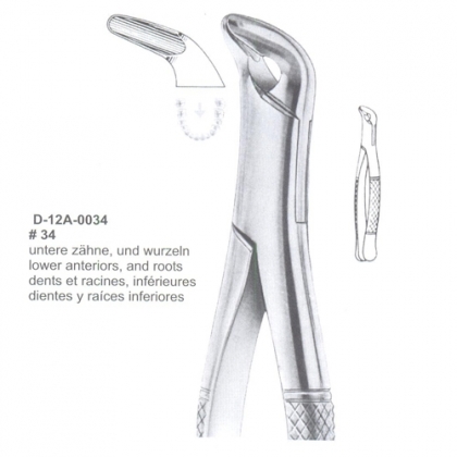 EXTRACTING FORCEPS (American Pattern)