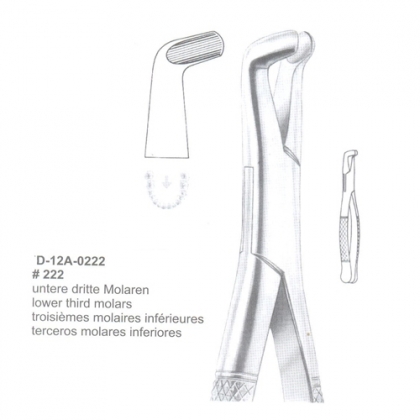 EXTRACTING FORCEPS (American Pattern)