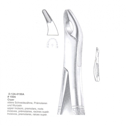 EXTRACTING FORCEPS (American Pattern)