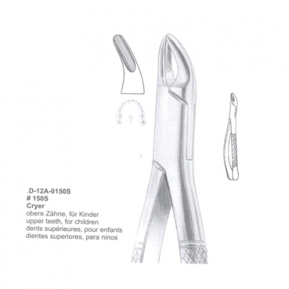 EXTRACTING FORCEPS (American Pattern)