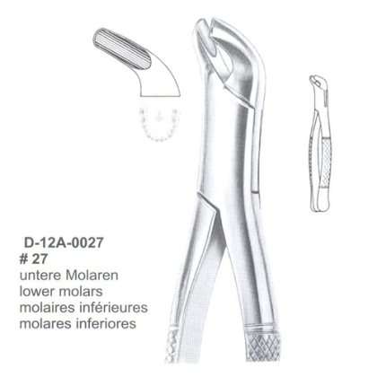 EXTRACTING FORCEPS (American Pattern)