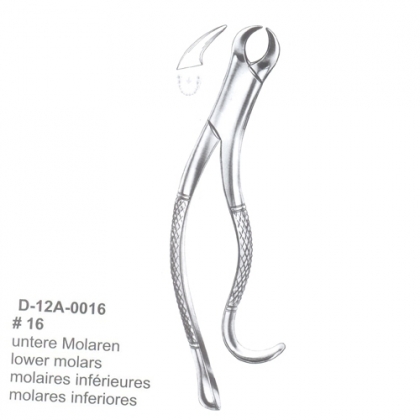 EXTRACTING FORCEPS (American Pattern)
