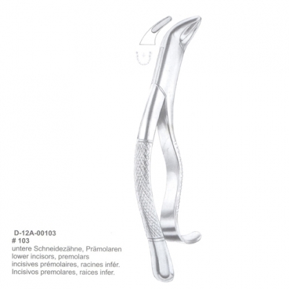 EXTRACTING FORCEPS (American Pattern)
