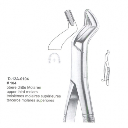 EXTRACTING FORCEPS (American Pattern)
