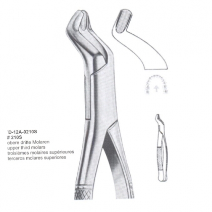 EXTRACTING FORCEPS (American Pattern)